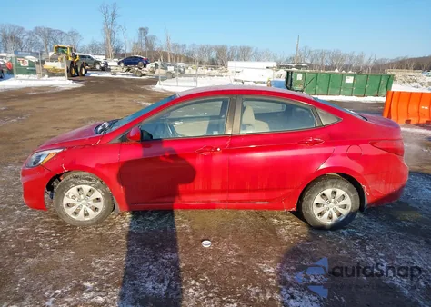 2017 Hyundai Accent Se из США, поврежденный, VIN KMHCT4AE6HU334328